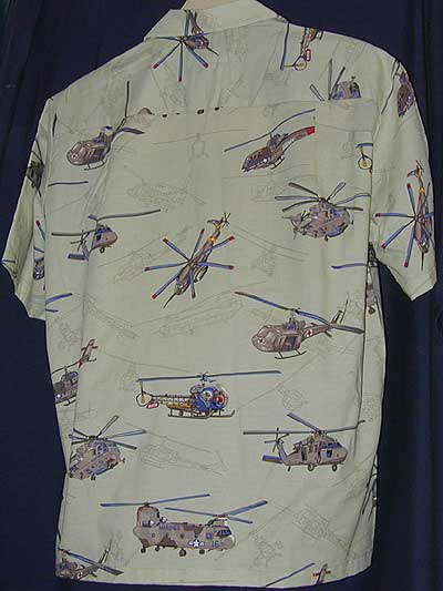 Us Army Apache Ah-64 Helicopter Hawaiian Shirt –